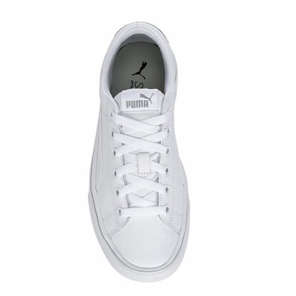Puma KAIA Low Top Platform Women's Sneakers Casual Shoes White/Gray - Picture 5 of 6